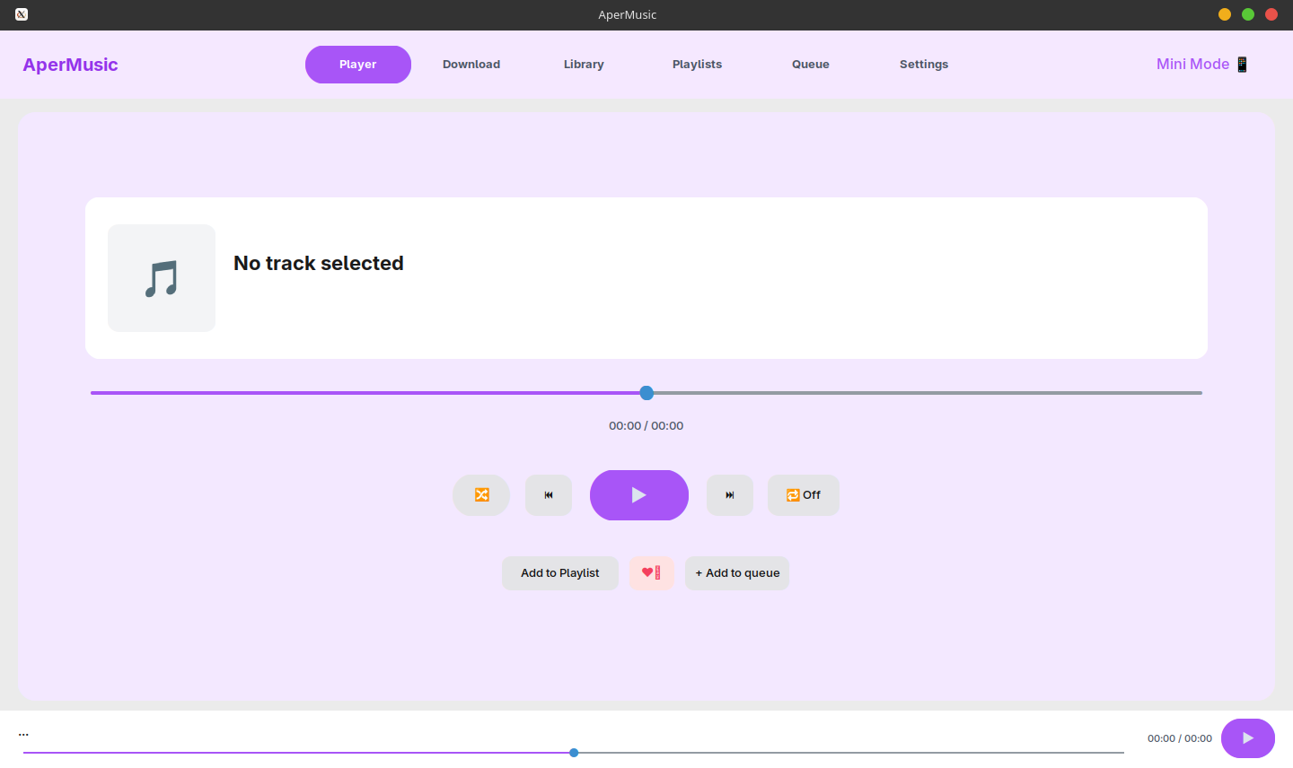 AperMusic Player
